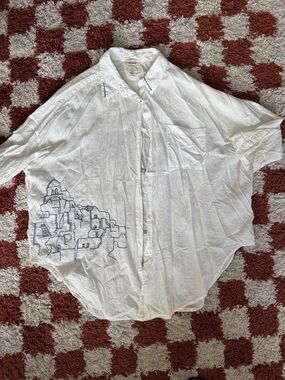 Embroidered beach top anthropologie